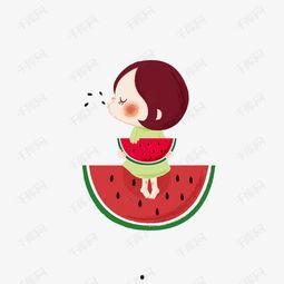 可爱的学员吃瓜图片,可爱学员共享欢乐时光